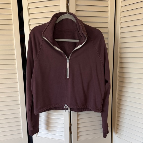 Vuori Tops - Vuori Women's Maroon Quarter-Zip Top